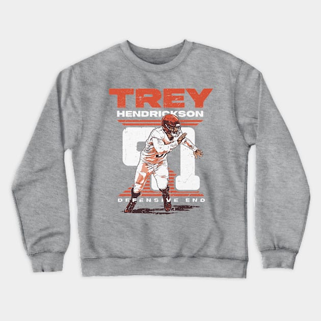 Trey Hendrickson Cincinnati Player Name Crewneck Sweatshirt by danlintonpro